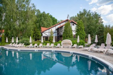 Cherkasy, Ukrayna - 9 Mayıs 2024: Selena Aile Resort Bölgesi 