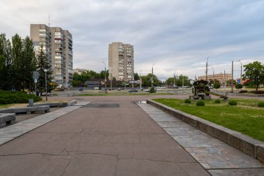 Cherkasy, Ukrayna - 21 Mayıs 2025: Cherkasy City Zafer Parkı