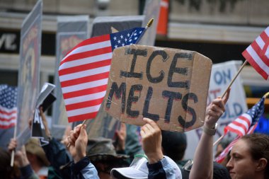New York 'ta Trump yönetimine karşı Krallar Yürüyüşü Yok.