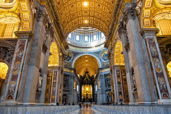 Βατικανό Ρώμη Νοεμβρίου 2023 Παπική Βασιλική Του Αγίου Πέτρου Στο — Φωτογραφία Αρχείου