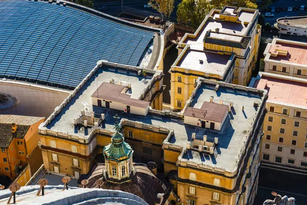 Скрытые Места Крыше Базилики Святого Петра Ватикан Рим Лицензионные Стоковые Изображения