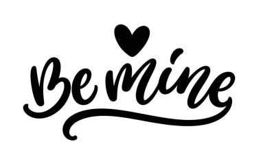 Benim ol, el çizimi yazı dizaynı. Modern el yazısı fırça metni.