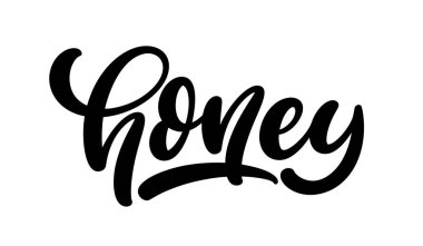 Tatlım, el çizimi el yazısı harf dizaynı. Modern el yazısı fırça metni.