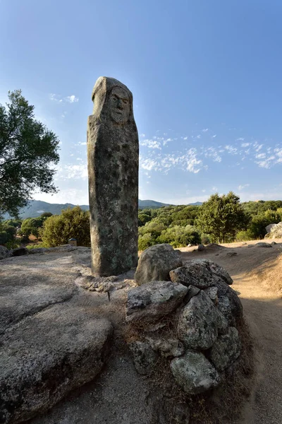 Filitosa Córcega Antiguas Figuras Piedra Una Civilización Antigua Lugar Ahora —  Fotos de Stock