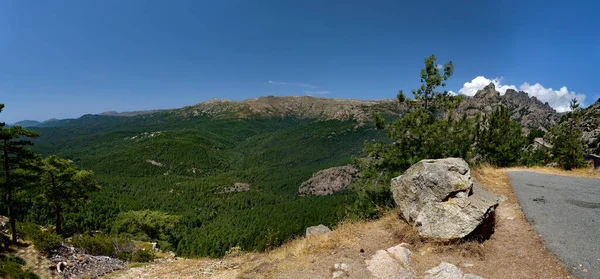 Berglandschaften Süden Korsikas Die Nadeln Von Bavella Bei Zonza Frankreich — Stockfoto