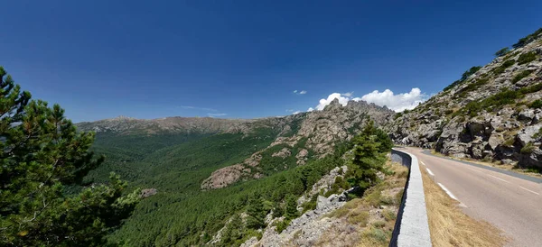 Krajobrazy Górskie Południowej Korsyki Igły Bavelli Koło Zonzy Francja — Zdjęcie stockowe