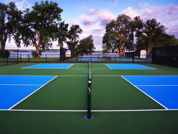 Liverpool New York Usa Brand New Pickleball Courts Onthe Shore Stock Photo