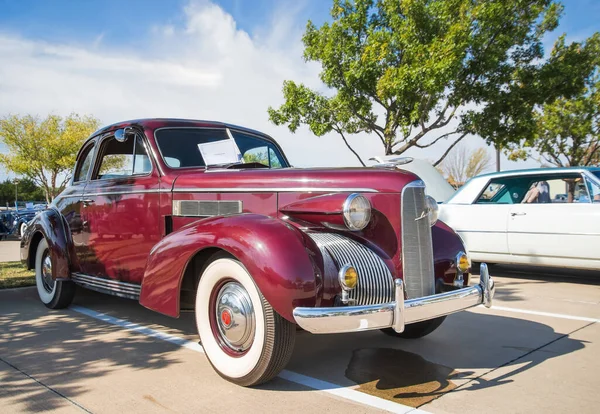 Westlake Texas Oktober 2022 Framsidan Röd Cadillac Lasalle Klassisk Bil — Stockfoto