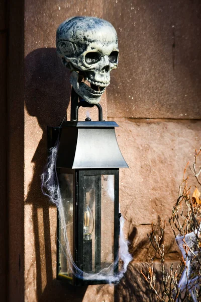 Дивні Страшні Скелети Прикраси Хеллоуїн — стокове фото