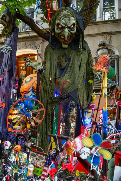 Outdoor Set Van Decoraties Voor Halloween Feest — Stockfoto