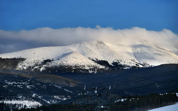 Beautiful Summit Peak Covered Snow Colorado United States North America — kuvapankkivalokuva