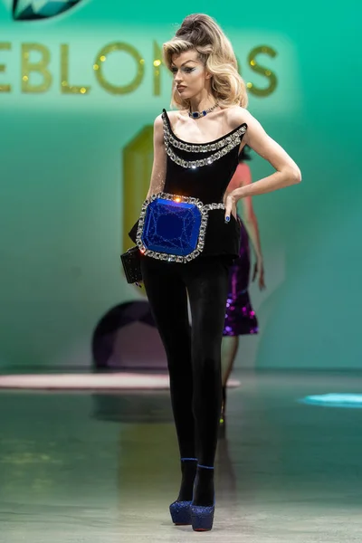 Hoyeon Jung Walks the Runway at the Moschino Show at Milan Fashion