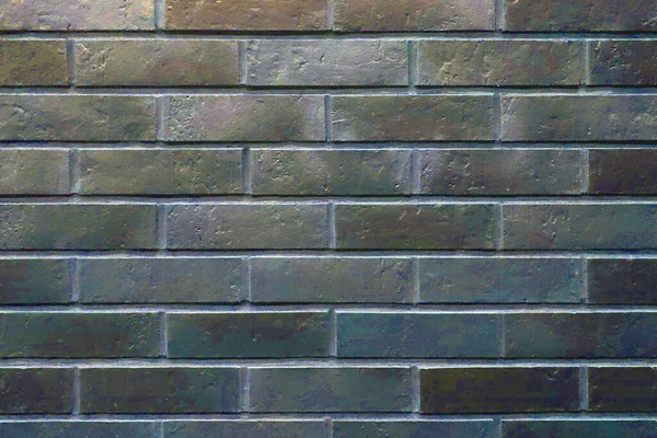 Koyu Tuğla Duvarın Güzel Arkaplanı Tuğla Dokusu — Stok fotoğraf