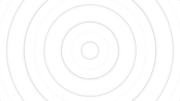 Черно Белое Петляющее Видео Фон Оптическая Иллюзия Гипнотическое Преобразование — стоковое видео