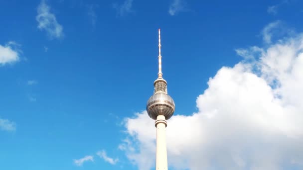 Berlino Germania Ottobre 2022 Berlino Torre Della Berlino Vista Sulla — Video Stock