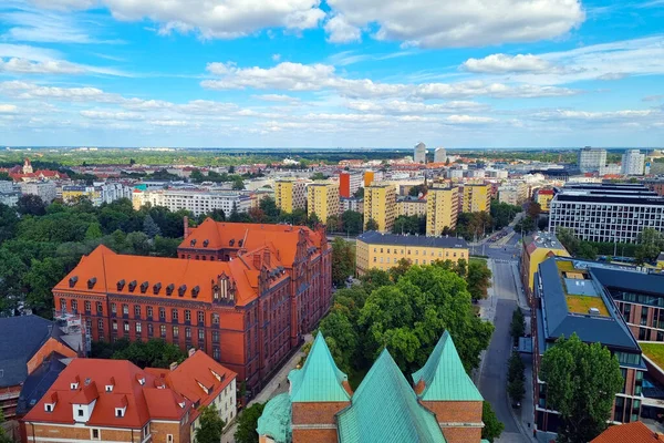 Wroclaw Pologne Juin 2022 Belle Vue Sur Ville Haut — Photo