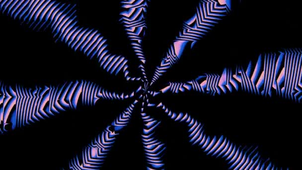 Fondo Abstracto Textura Coloreada Hipnosis Meditación Espiral — Vídeos de Stock