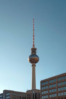 Berlin, Almanya, 1 Ekim 2022 Berlin TV kulesi