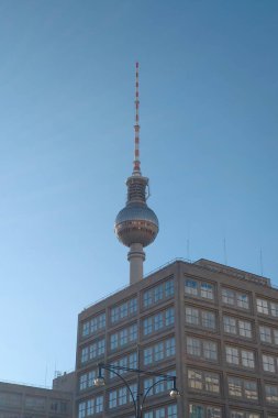 Berlin, Almanya, 1 Ekim 2022 Ünlü Berlin TV Kulesi