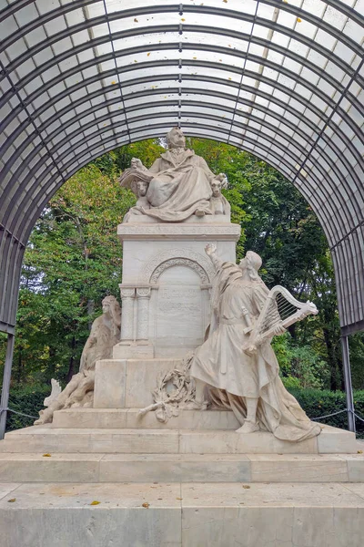 Βερολίνο Γερμανία Οκτωβρίου 2022 Μνημείο Του Richard Wagner Στο Βερολίνο — Φωτογραφία Αρχείου