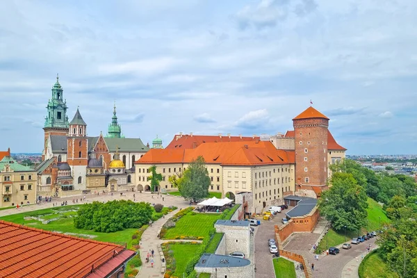 stock image Krakow, Poland, August 14, 2022: view of the Wawel Castle in Krakow