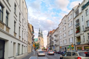 Poznan, Polonya, 15 Ağustos 2022 Poznan 'ın güzel sokakları