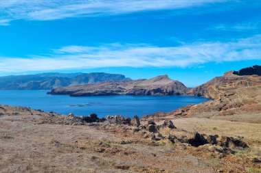 Beautiful landscape of the island of Madeira. Rest on the islands. Madeira Island in the Atlantic Ocean