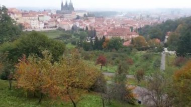 Prague, Czech Republic, October 15, 2022: beautiful scenic view of the old town of Prague
