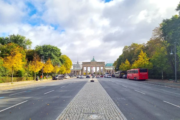 Berlin Allemagne Octobre 2022 Vue Porte Brandebourg Berlin — Photo