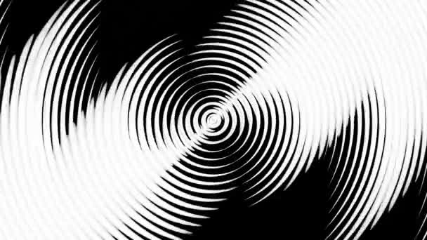Hypnóza Pozadí Abstraktní Textura Vykreslování Hypnózy — Stock video