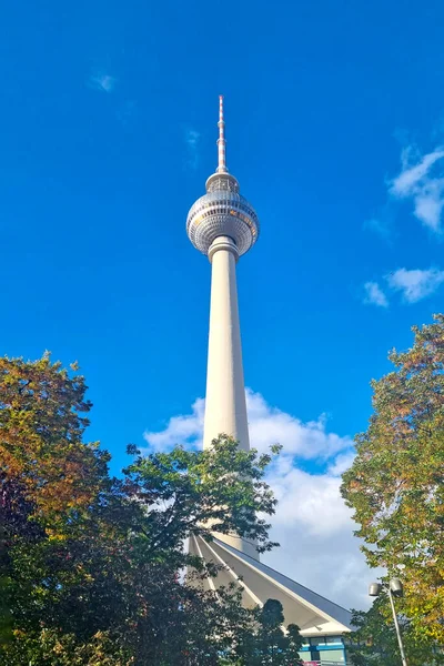2022年10月2日ドイツ ベルリン ベルリンの有名なテレビ塔 — ストック写真