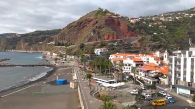 Madeira adasının güzel manzarası.