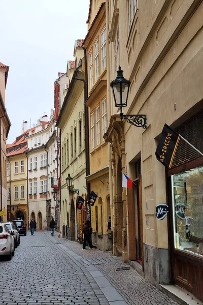 Praga Repubblica Ceca Ottobre 2022 Graziose Accoglienti Vecchie Strade Praga — Foto Stock