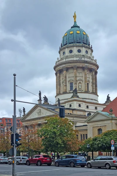 2022年10月2日 德国柏林 柏林美丽的著名德国大教堂 — 图库照片