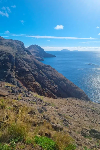 Kust Van Madeira Een Populair Eiland Voor Toeristen Een Eiland — Stockfoto