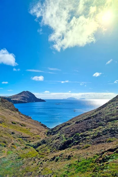 Uitzicht Zee Eilanden Een Zonnige Dag Tropisch Klimaat — Stockfoto