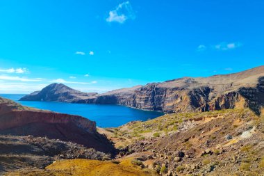 The beautiful coast of the island of Madeira in the Atlantic Ocean
