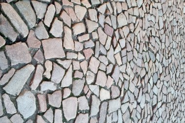 Eski caddenin sokak kiremitlerinin dokusu. Taşların arka planı