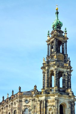 Dresden, Almanya, 16 Mart 2023 Dresden Katolik Katedrali
