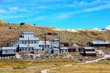 Bodie, CA, 5 Eylül 2018 Bodie, hayalet şehir manzarası. Vücut Durumu Tarihi Parkı