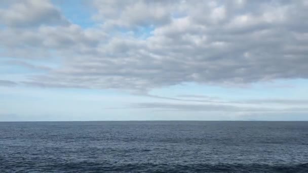 Нескінченні Види Атлантичного Океану Неба — стокове відео