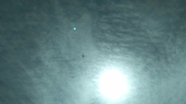 Вид Літака Блакитне Небо — стокове відео
