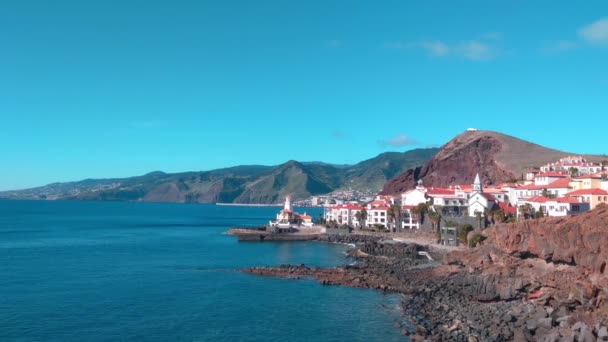 Belas Vistas Costa Ilha Madeira Oceano Atlântico — Vídeo de Stock