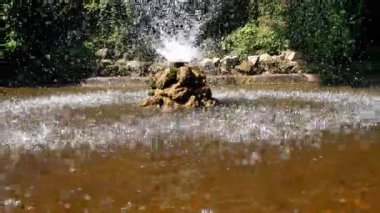 Lush Garden 'daki Sükunet Pınarı' nda Gevşeme ve Meditasyon İçin Çeşme