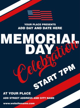 Anma Günü parti ilanı poster sosyal medya post tasarımı