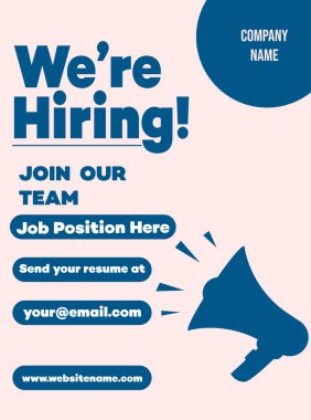 İlan posteri ya da sosyal medya postası tasarımı kiralıyoruz.