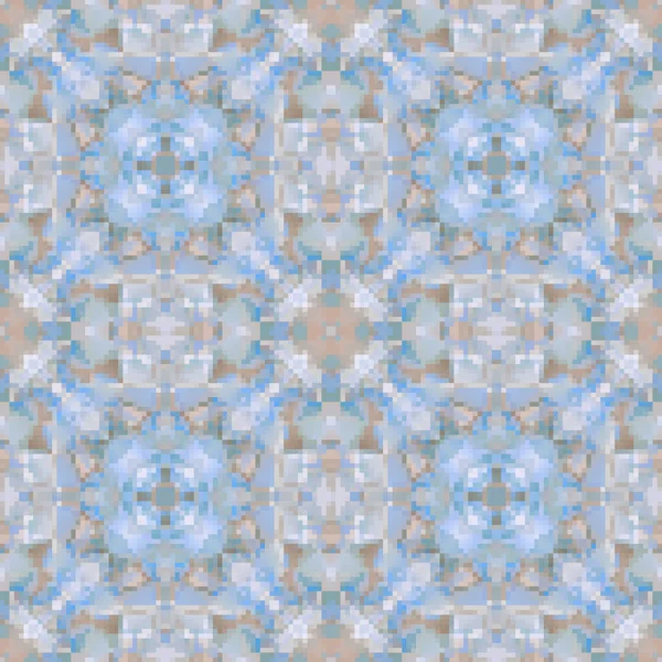 Pixel mosaic seamless pattern design, Repeat textile design. Fabric print