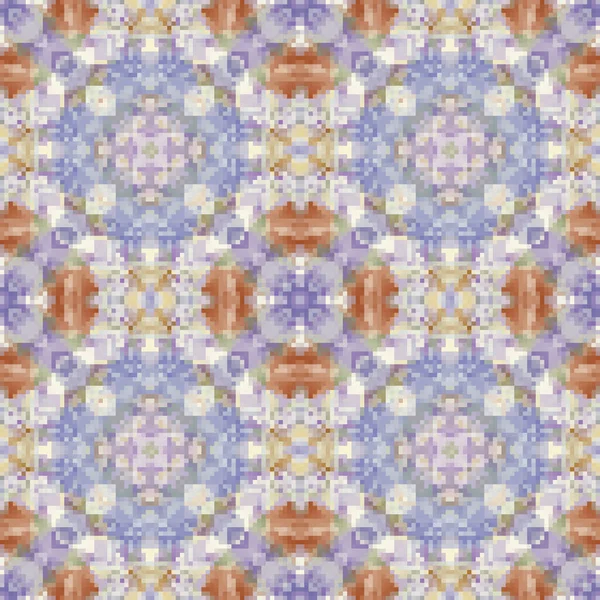 Pixel mosaic seamless pattern design, Repeat textile design. Fabric print