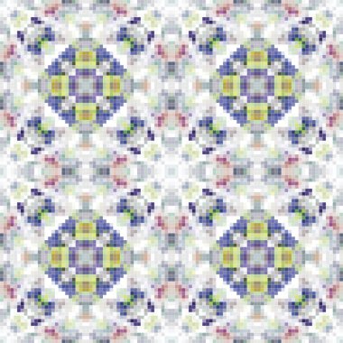 Arabic pattern background, islamic ornament. arabic tile, or arabic zellij - traditional mosaic