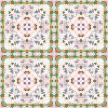 Arabic pattern background, islamic ornament. arabic tile, or arabic zellij - traditional mosaic